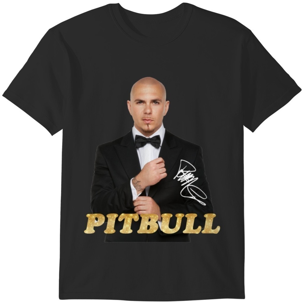 Pitbull Rapper 2023 With Signature Tshirts